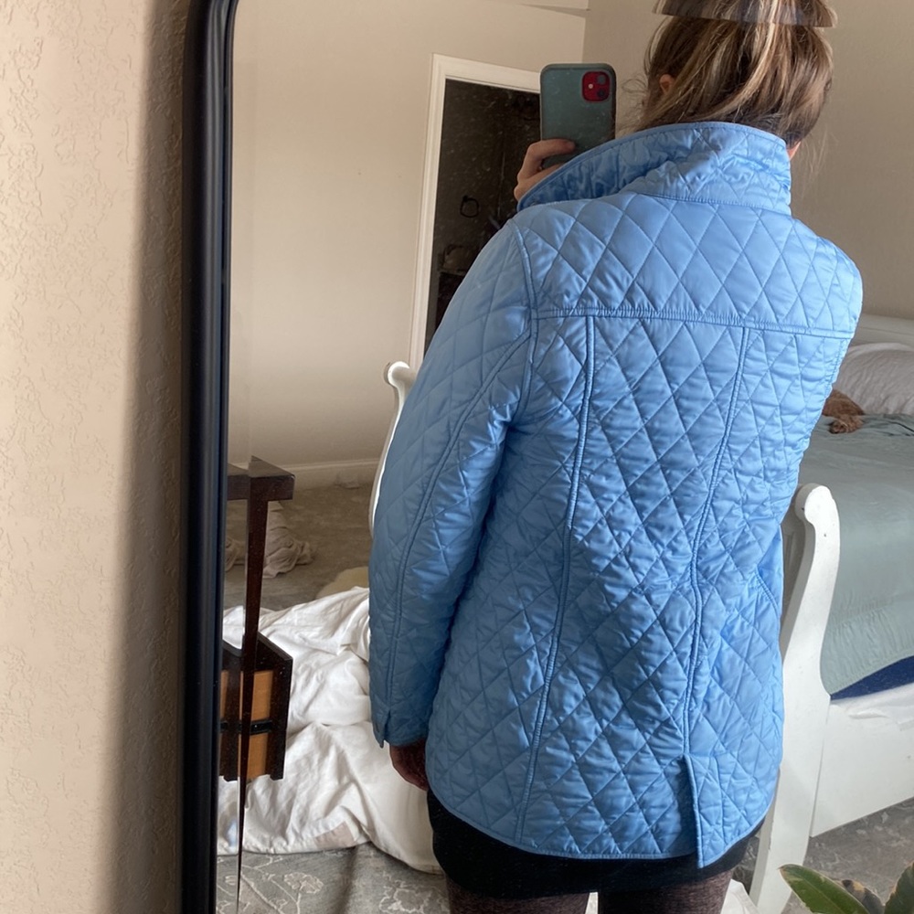L.L.Bean Diamond Quilt Stitch Coat - Picture 2 of 10